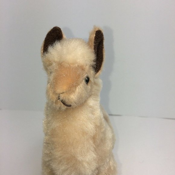 Douglas Plush Golden Llama Jasper 1525 Stuffed Animal 2017 Tan Brown 8" Cuddle - Picture 8 of 12